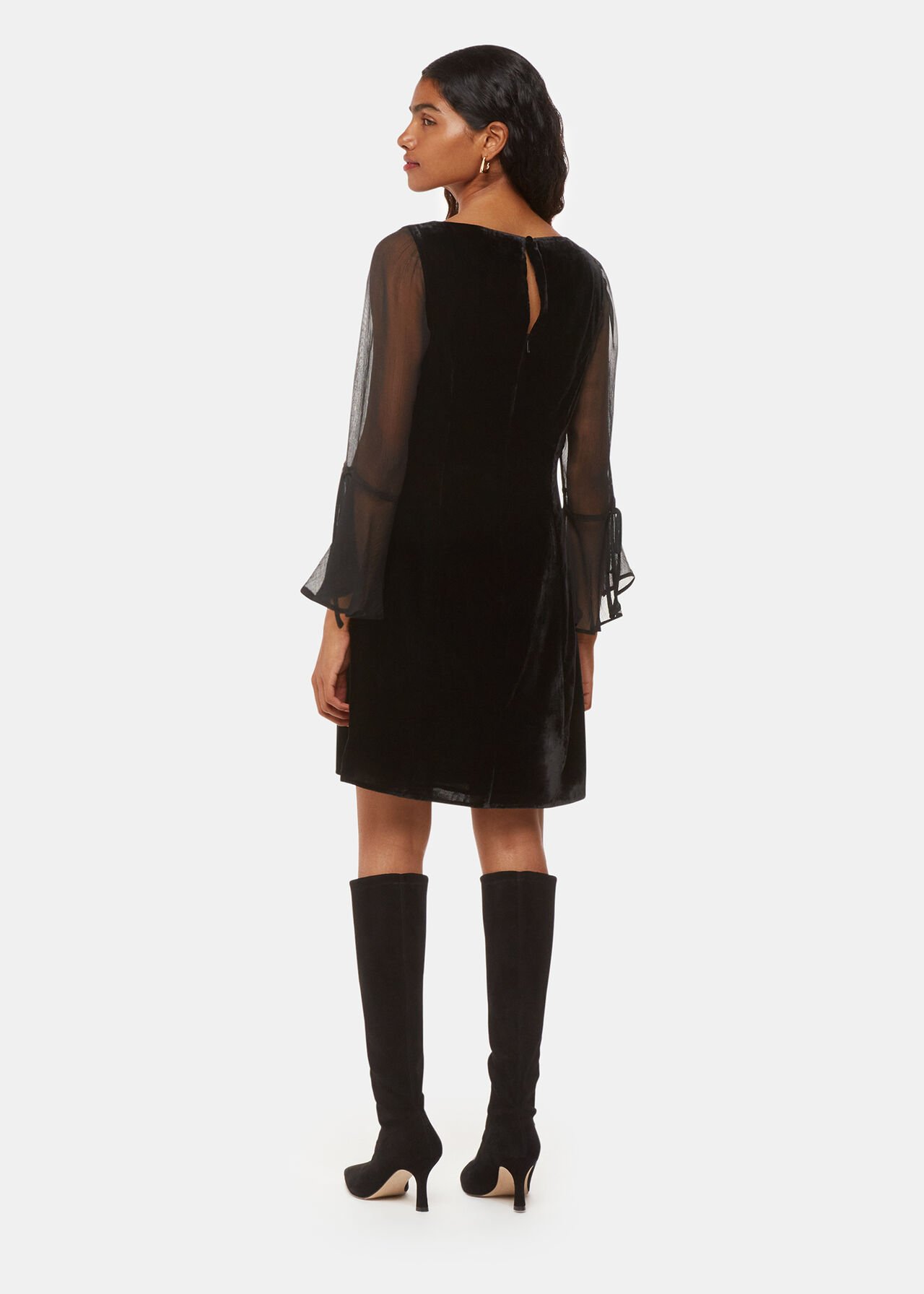 Petite Myla Velvet Mini Dress