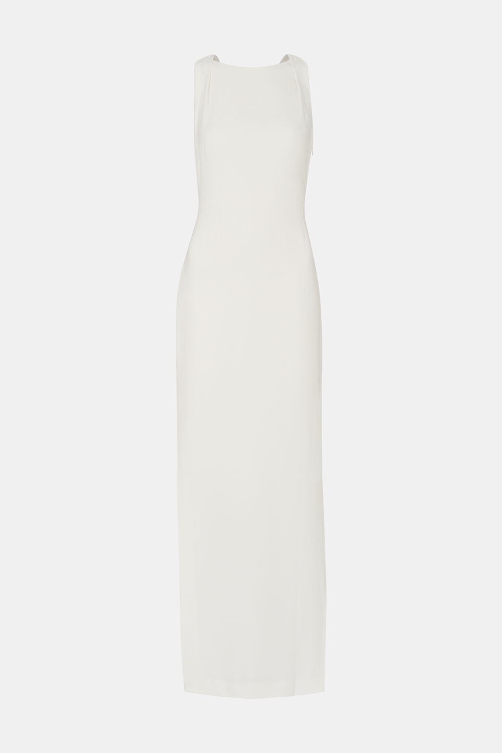Ivory Tie Back Maxi Dress