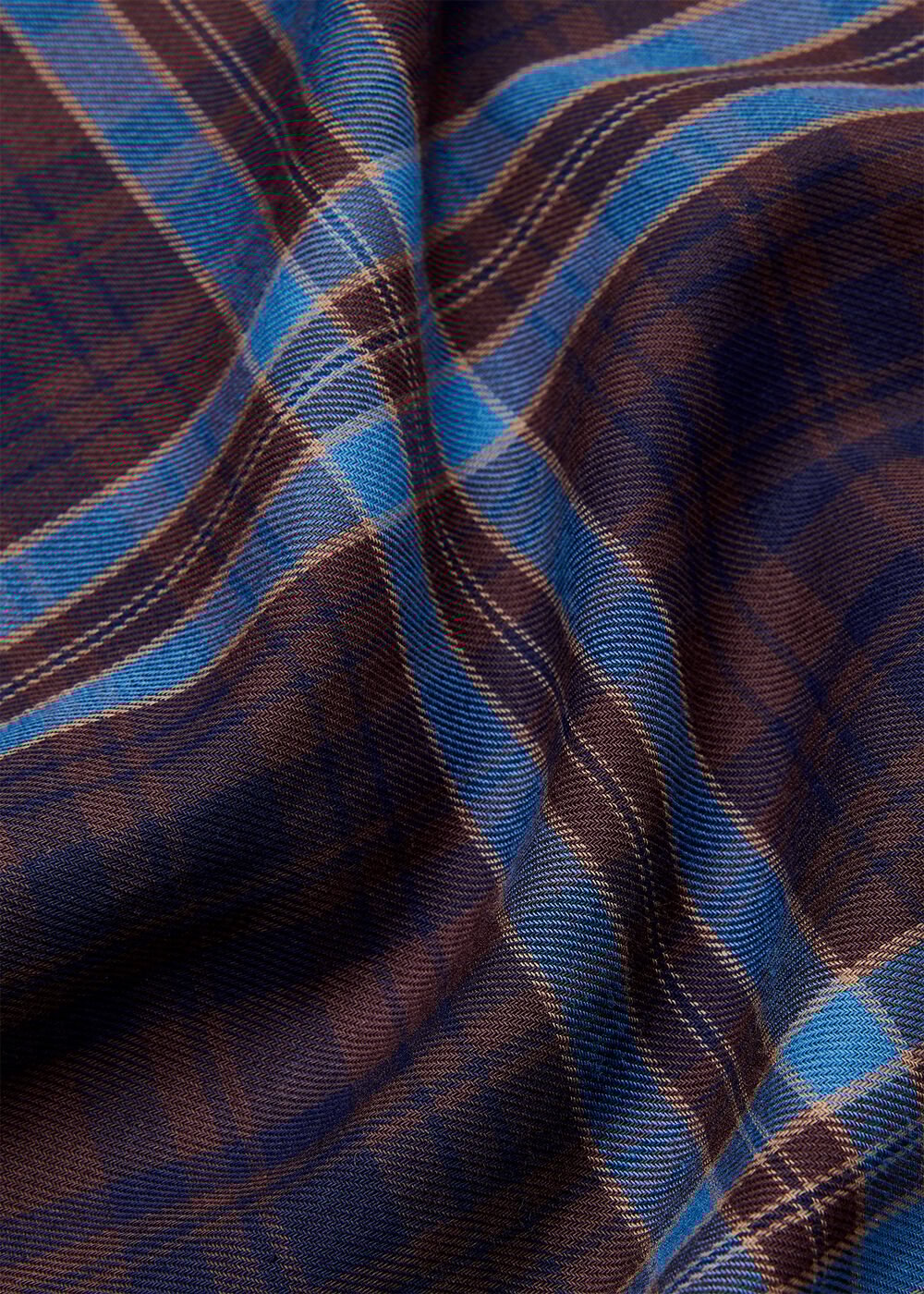 Checked Brushed Cotton Shirt