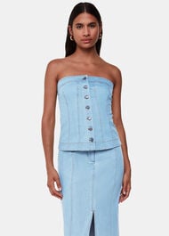 Denim Maxi Skirt