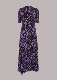 Woodland Tiger Midi Dress