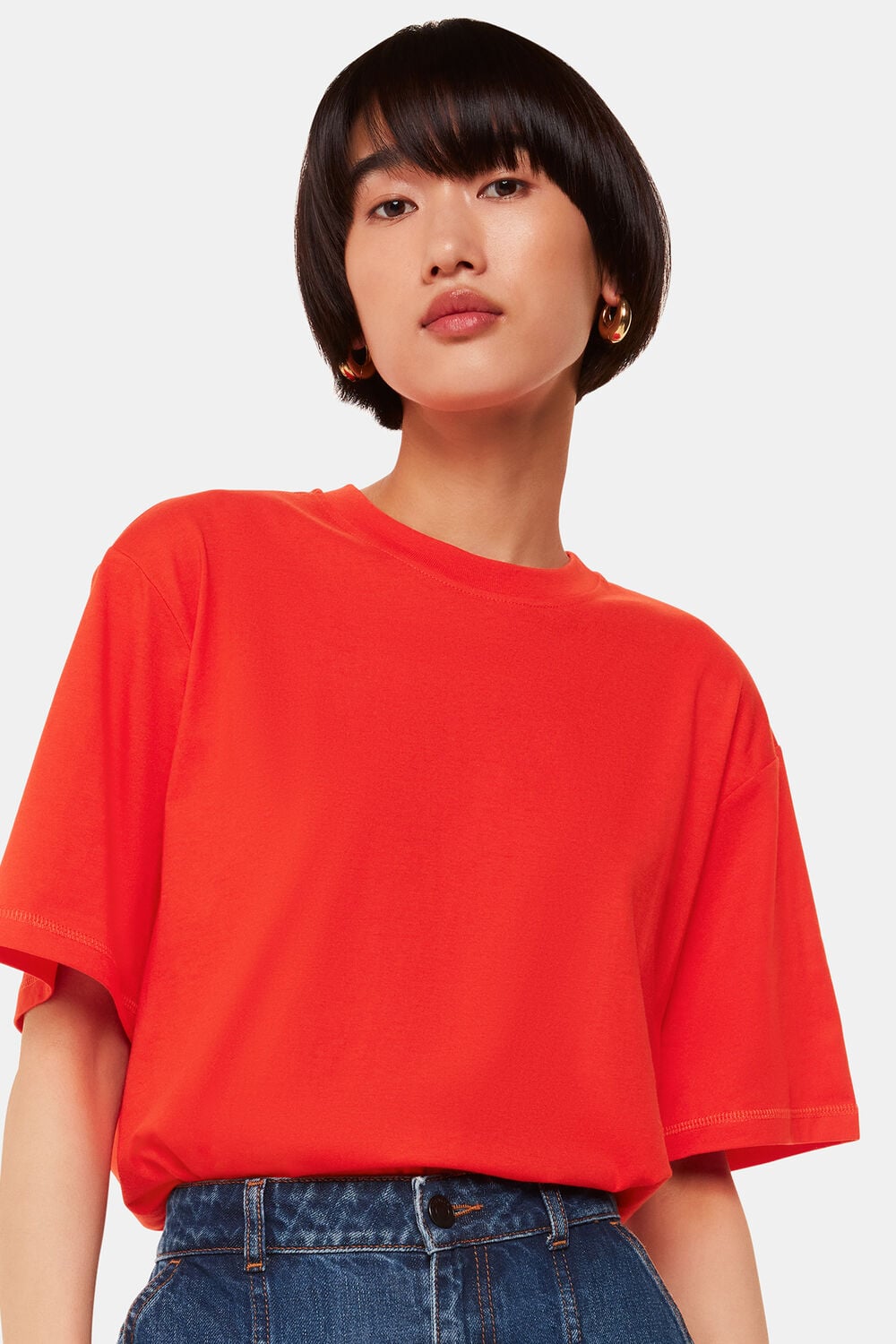 Red Relaxed Tee