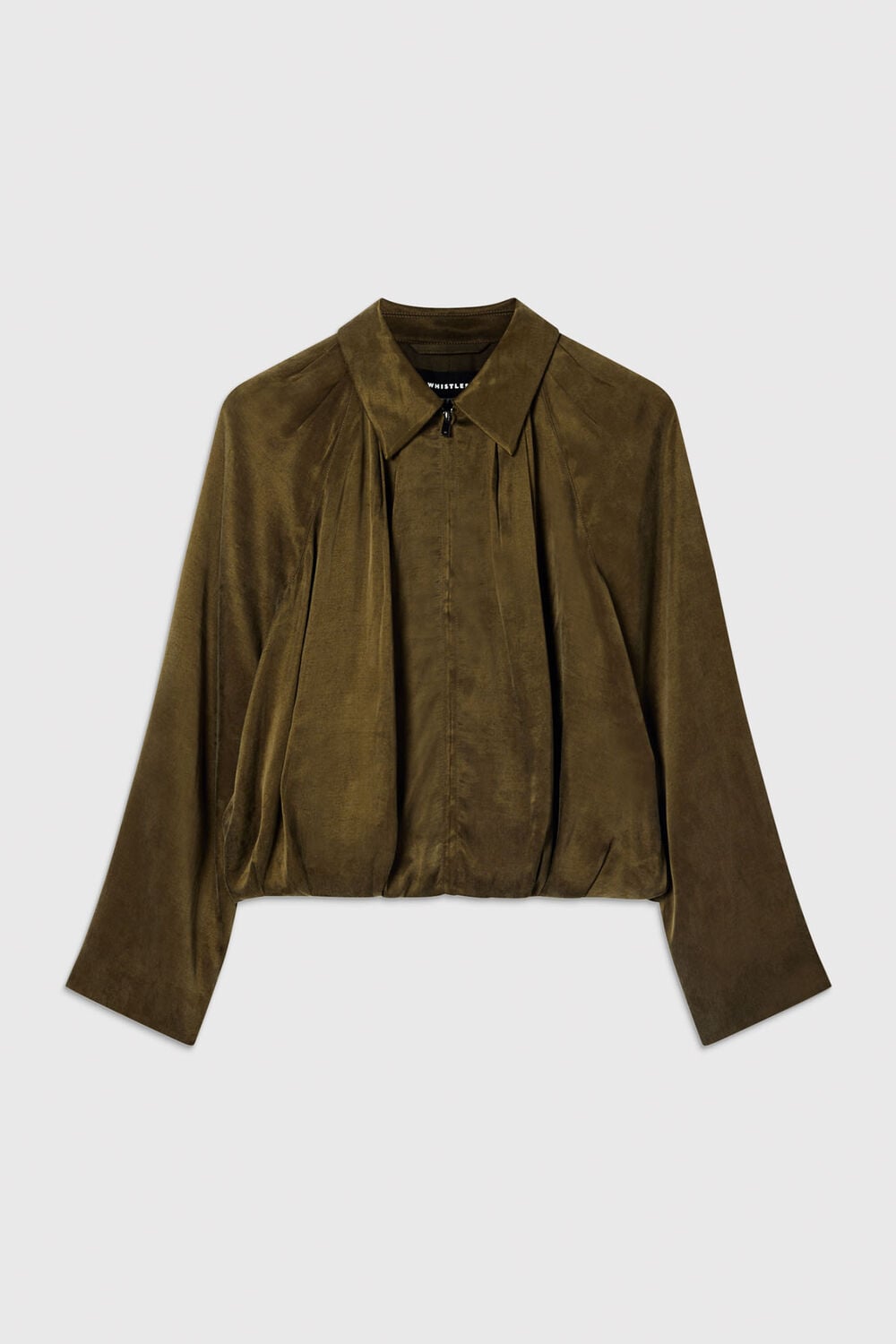 Drapey Bubble Hem Jacket