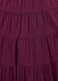 Petite Cotton Tiered Maxi Sun Dress