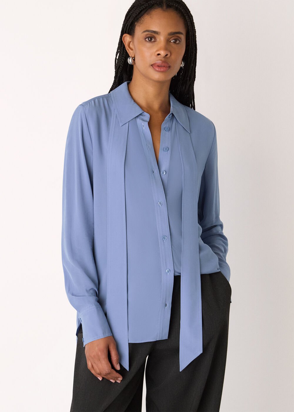 Tie Detail Classic Shirt