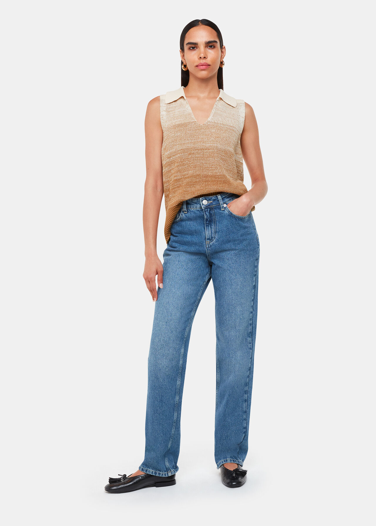 Ombre Collar Tank