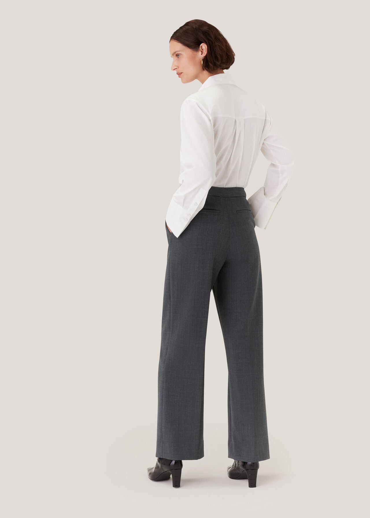 Natalie Wool Blend Trouser