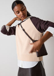 Contrast Sleeve Sweat