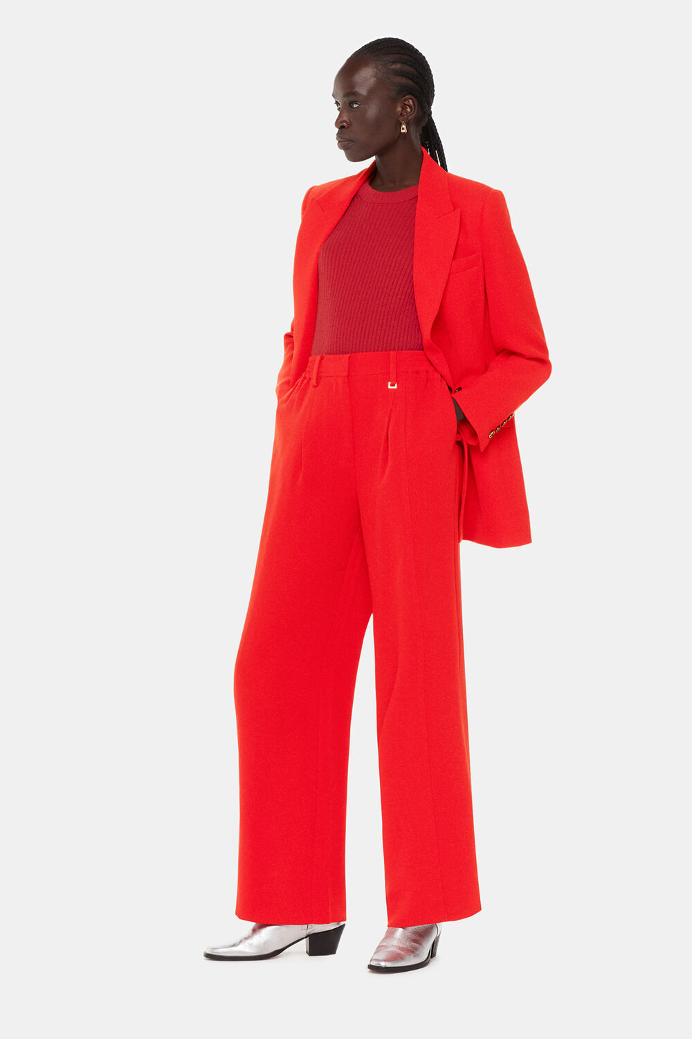 Boyfriend Crepe Blazer