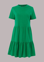 Short Tiered Jersey Dress