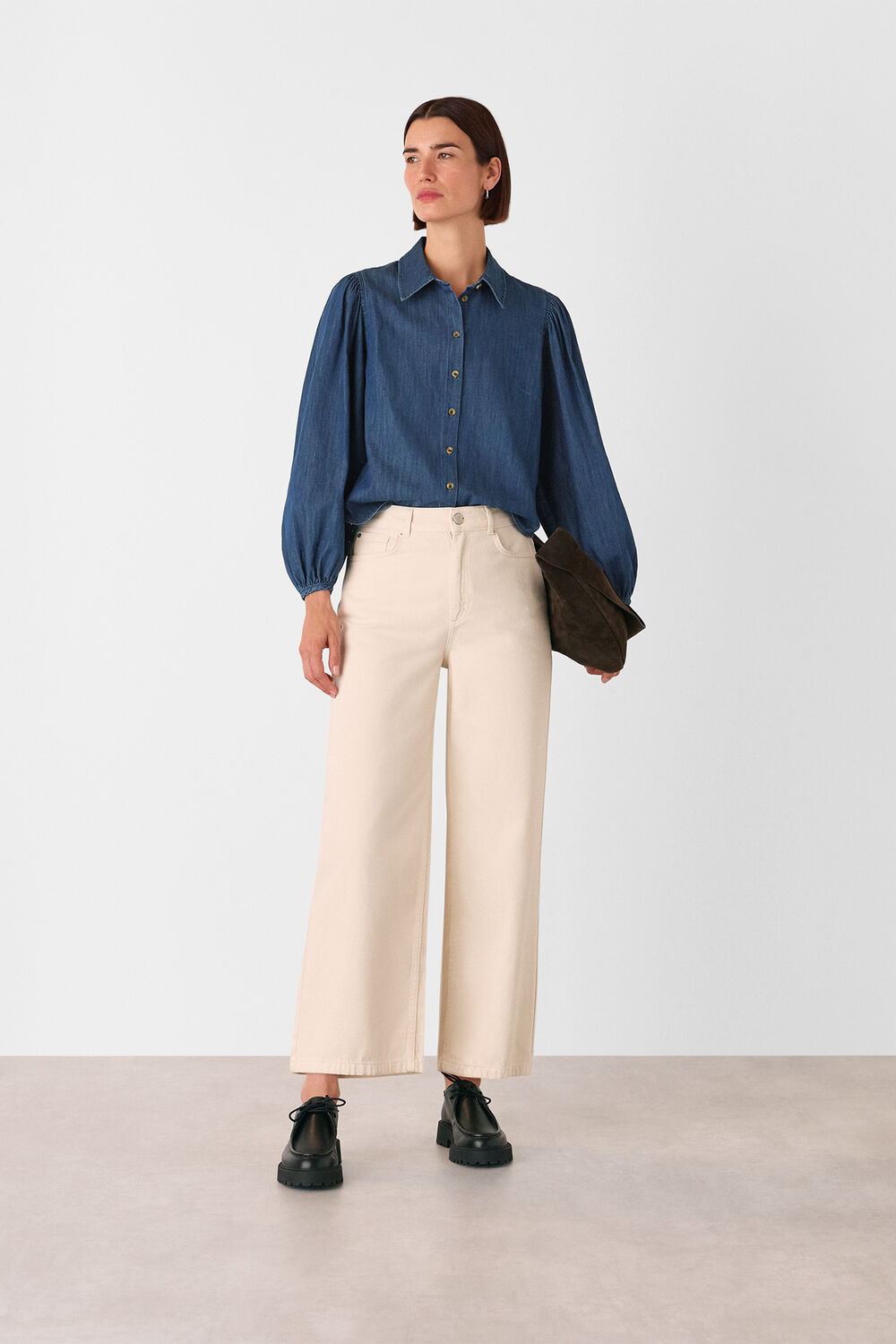 Denim Chambray Cotton Shirt