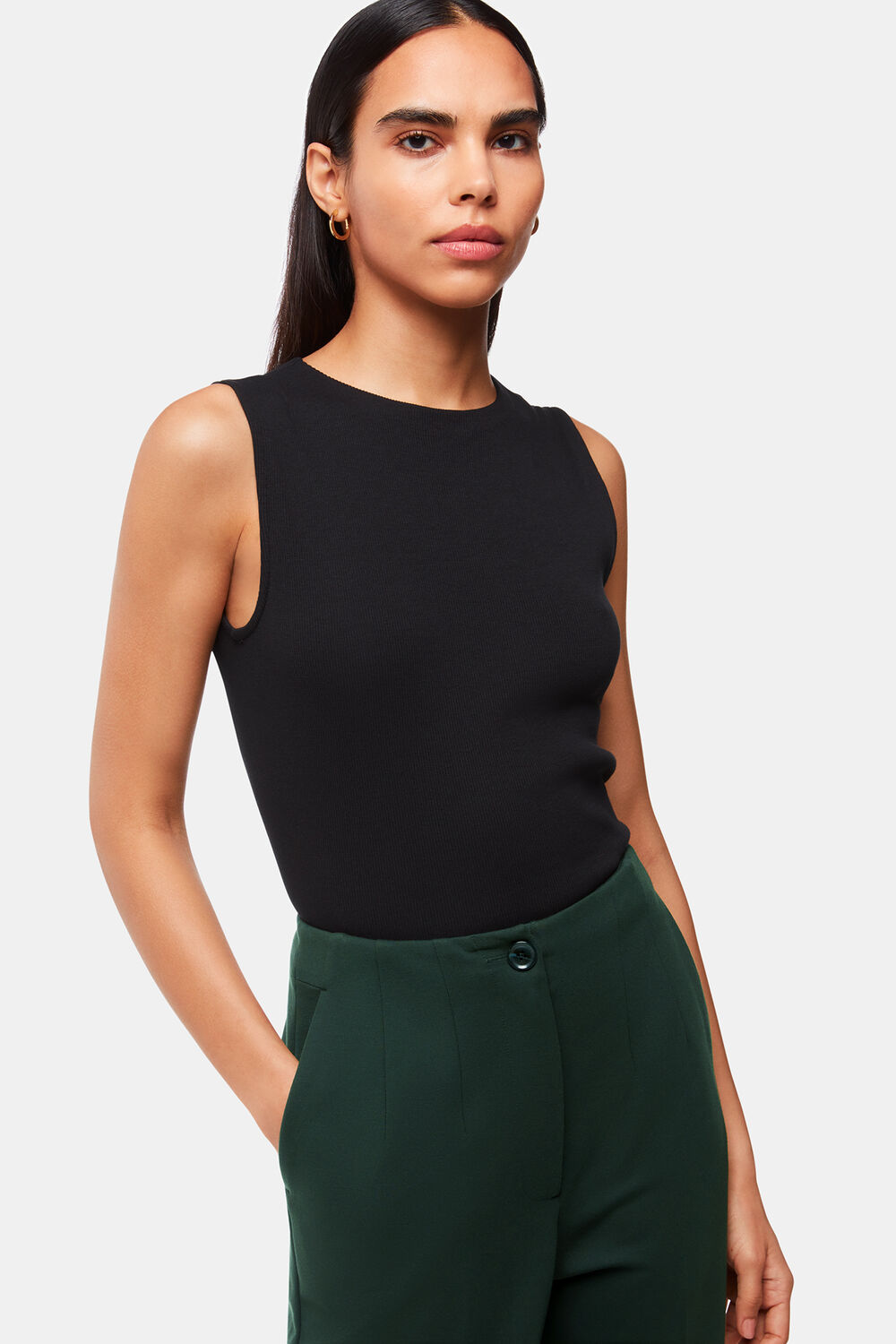 Lila Ponte Trouser