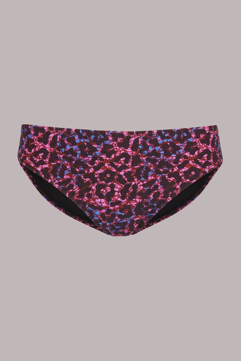 Pink Animal Printed Bikini Bottom