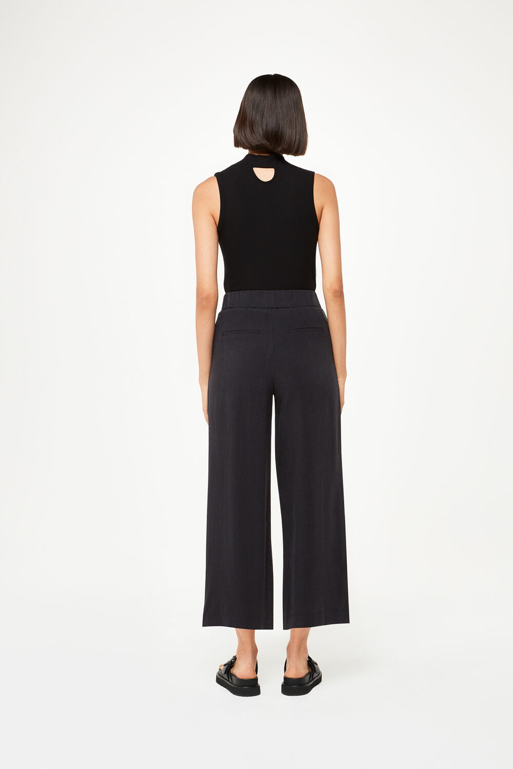 Black Jade Side Zip Trouser