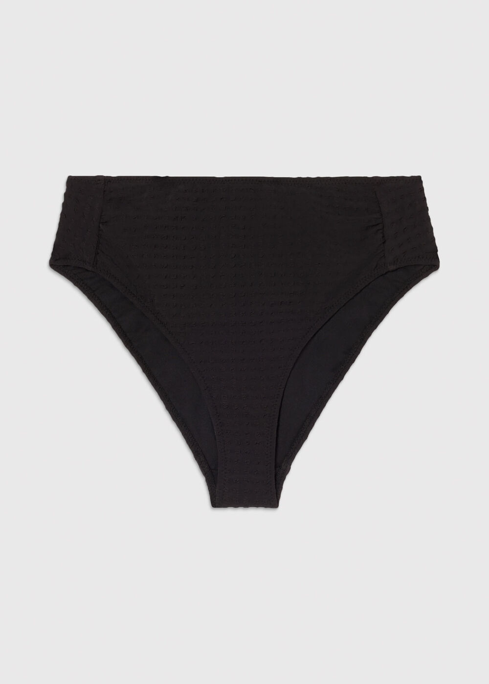 Textured Gingham Bikini Bottom