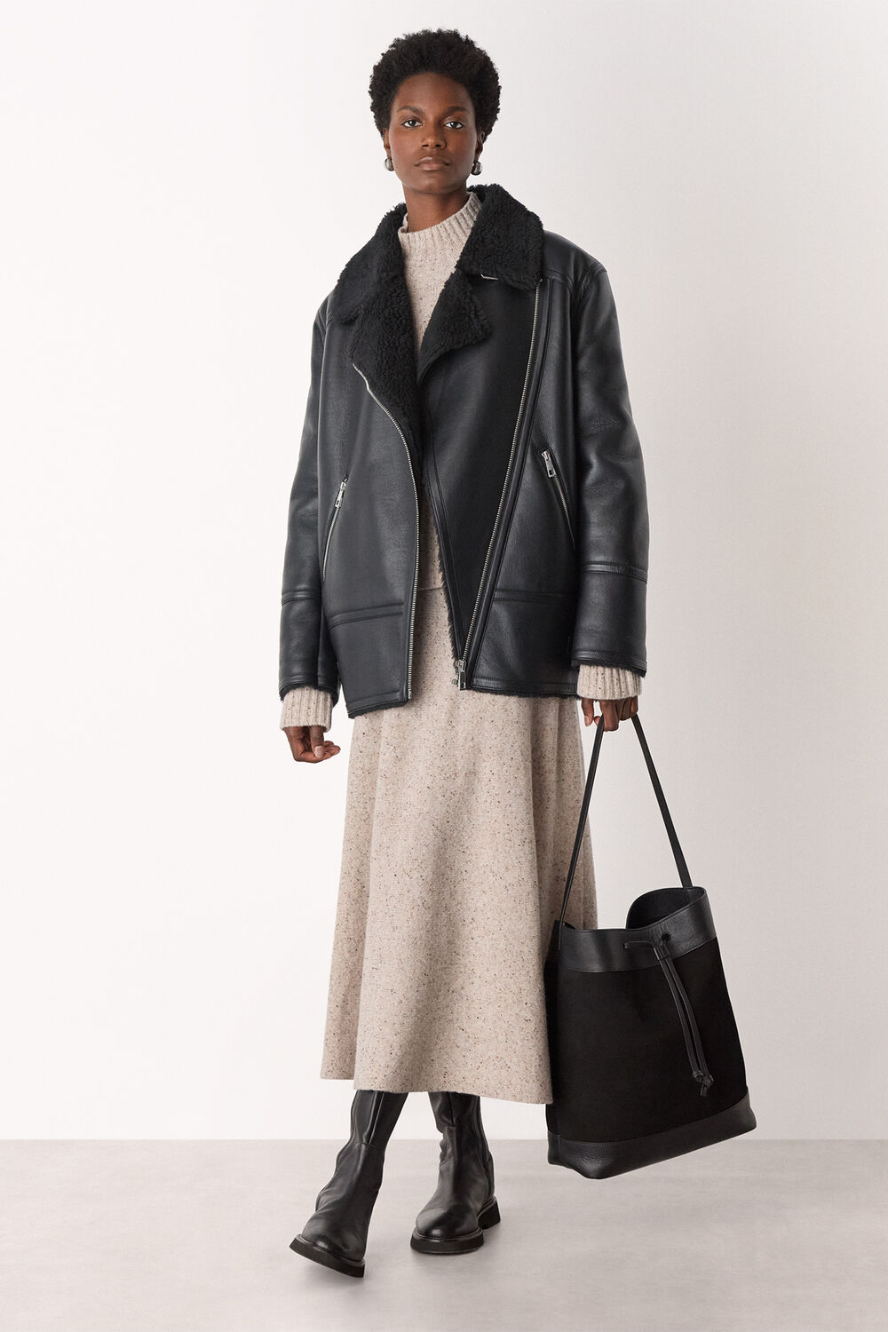 Faux Fur Aviator