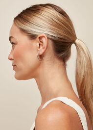 Studded Classic Hoop