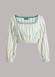 Myla Embroidered Crop Top