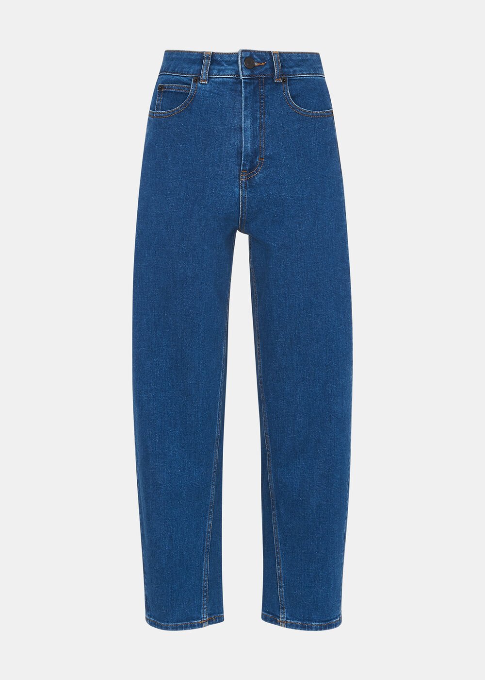 Petite Stretch Barrel Leg Jean