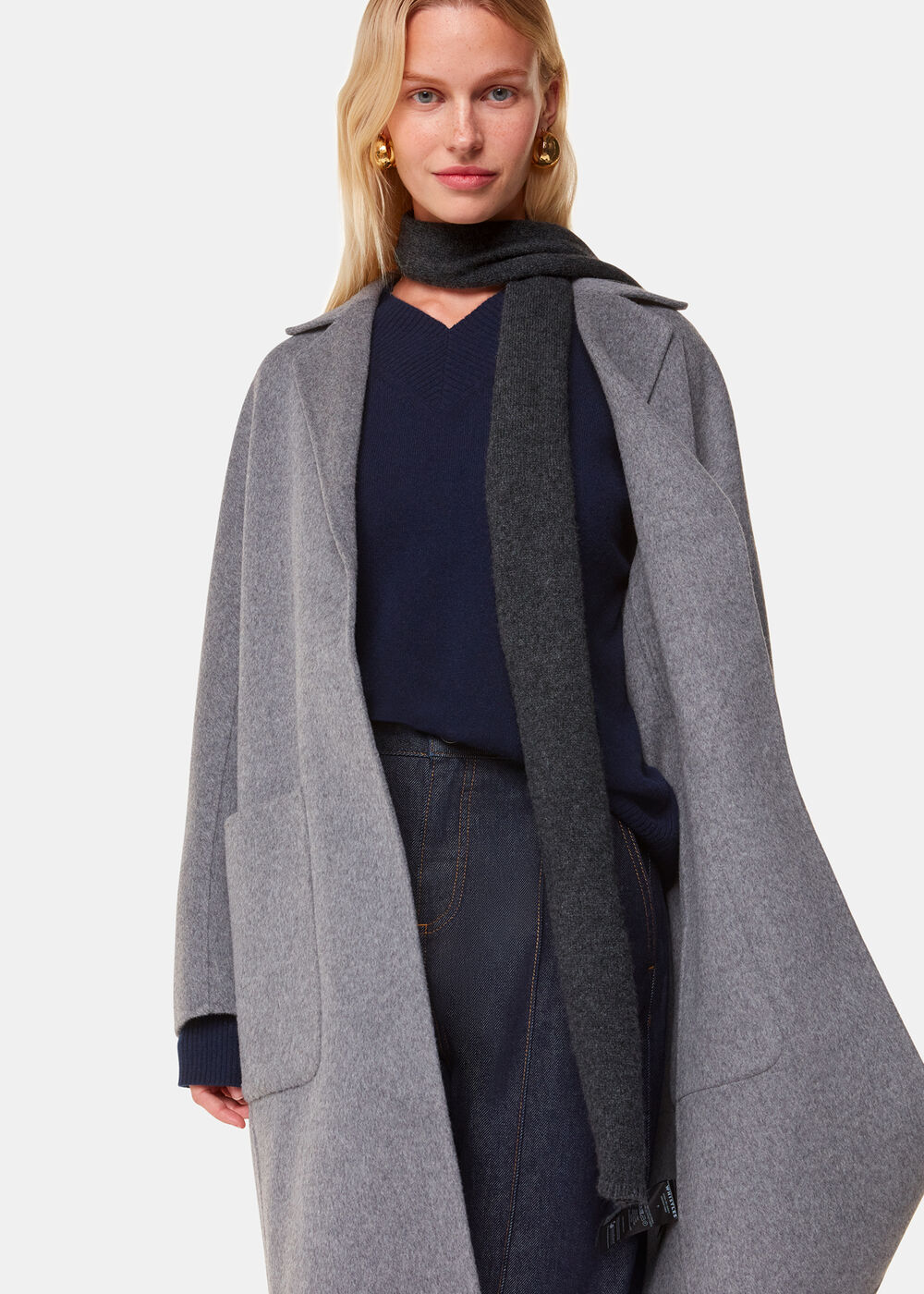 Cashmere Wool Blend Scarf