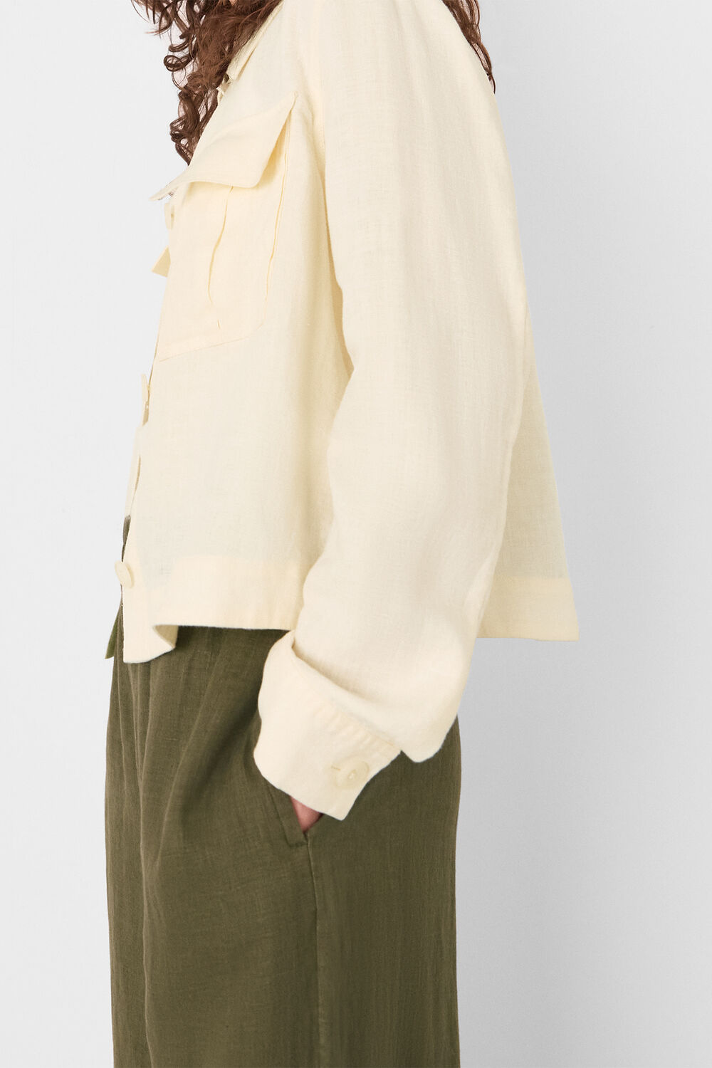 Abby Linen Casual Jacket