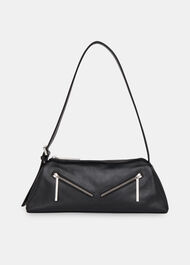 Seva Triple Zip Shoulder Bag