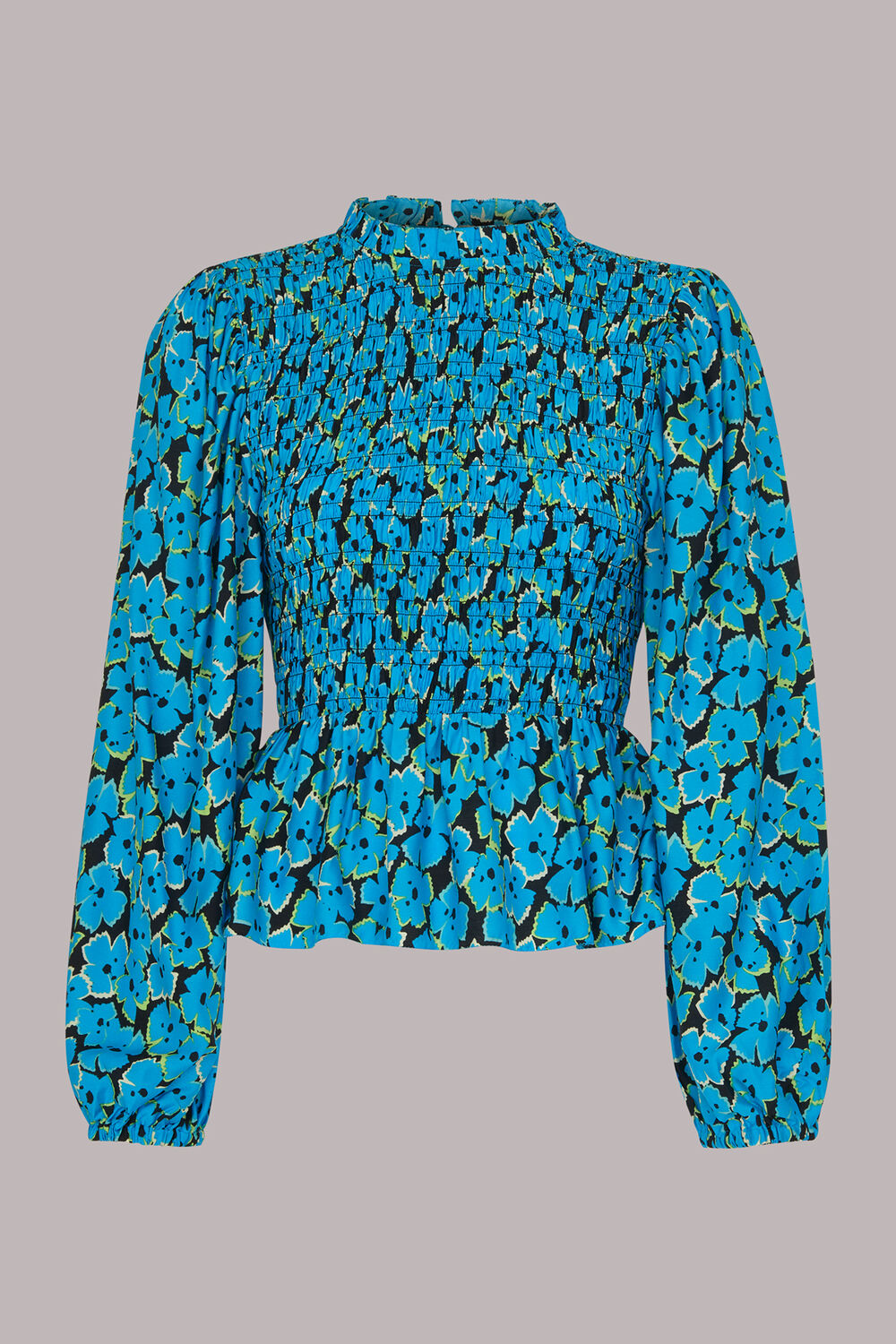 Farfalle Flower Shirred Top