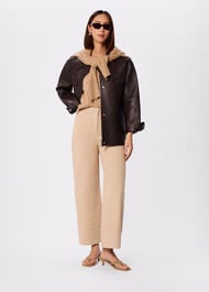 Wide Leg Casual Cotton Trouser