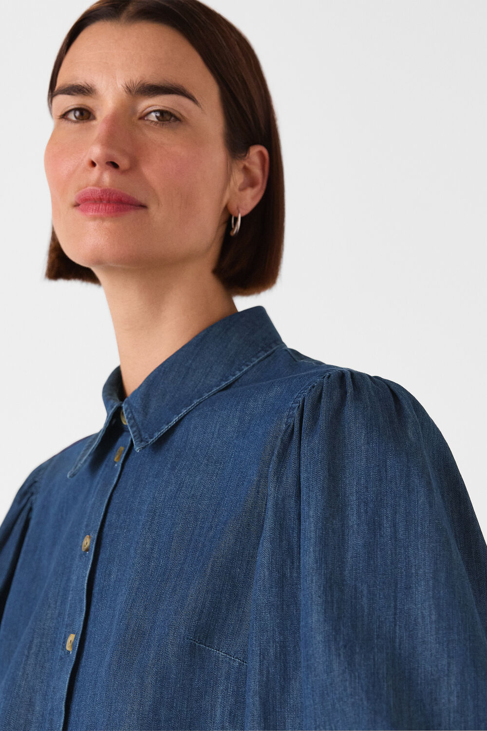 Denim Chambray Cotton Shirt