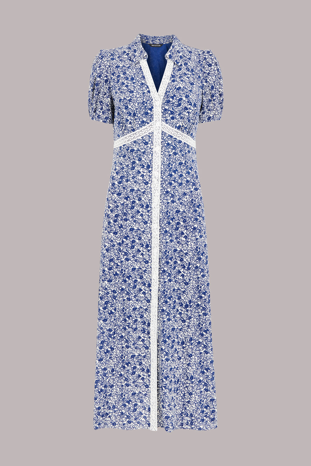 Twin Daisy Print Midi Dress