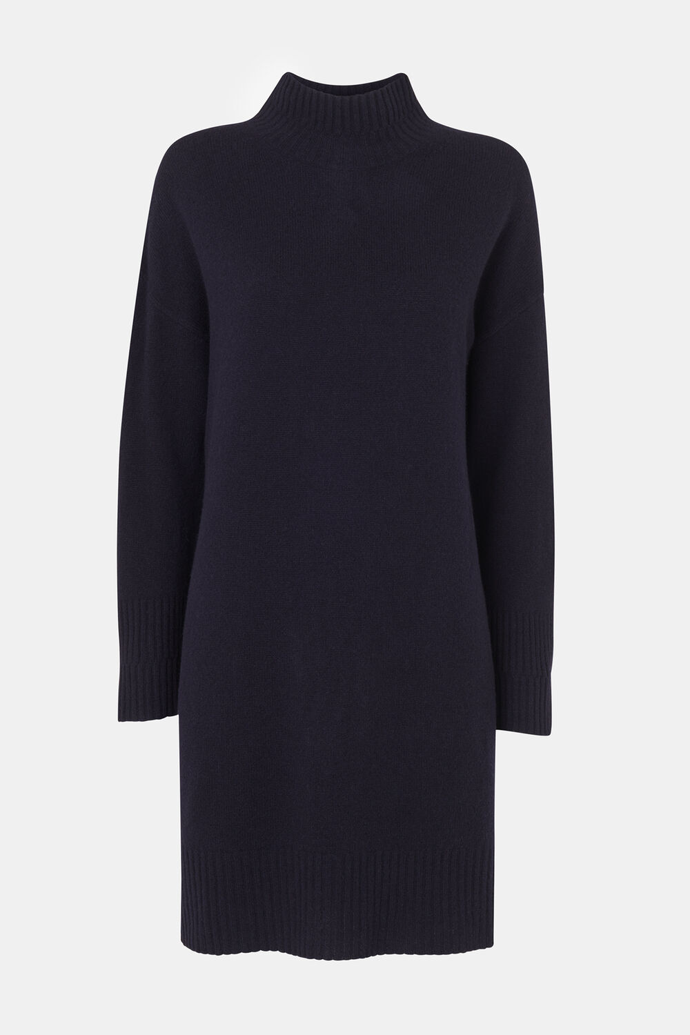 Navy Petite Amelia Wool Sweater Dress