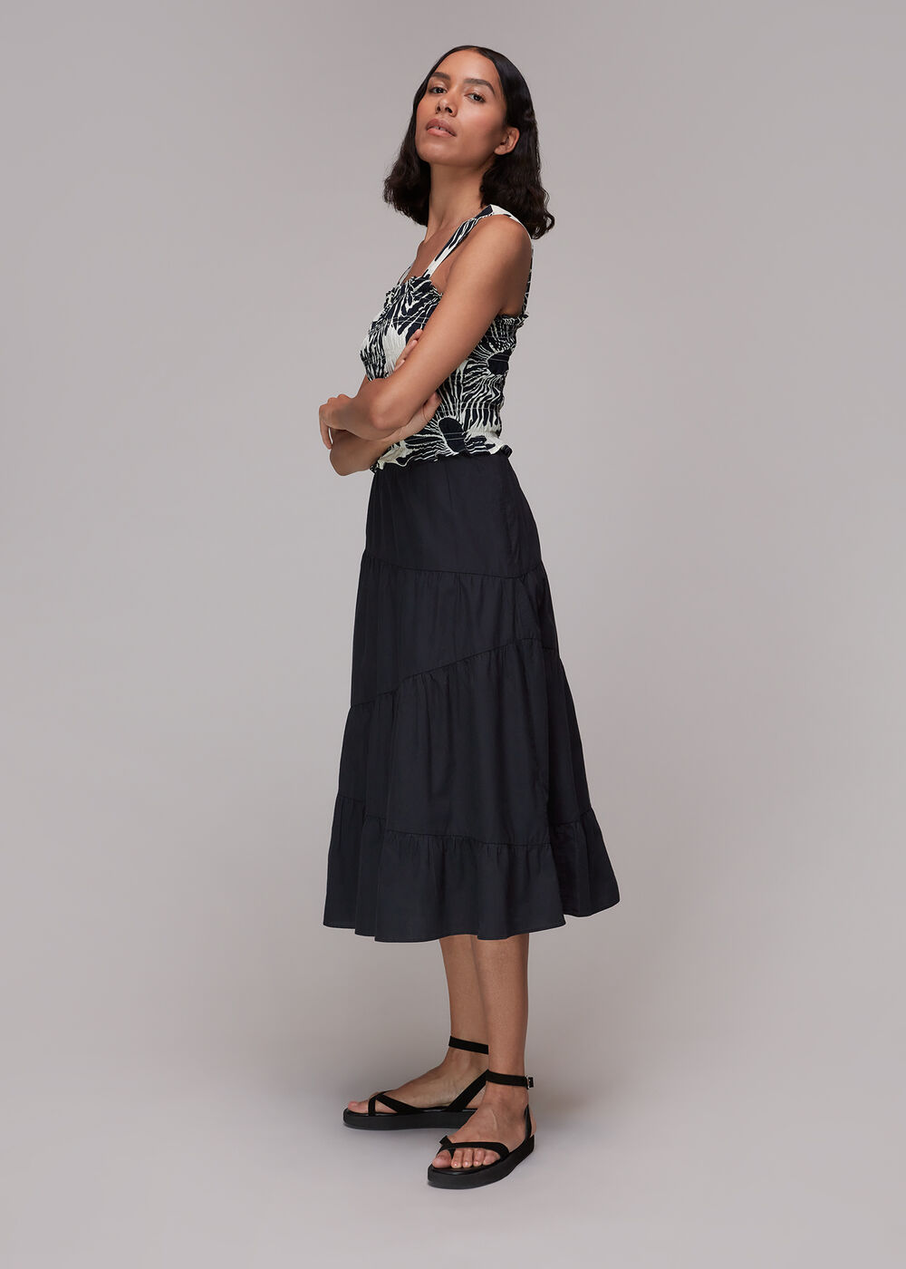 Maria Full Tiered Skirt