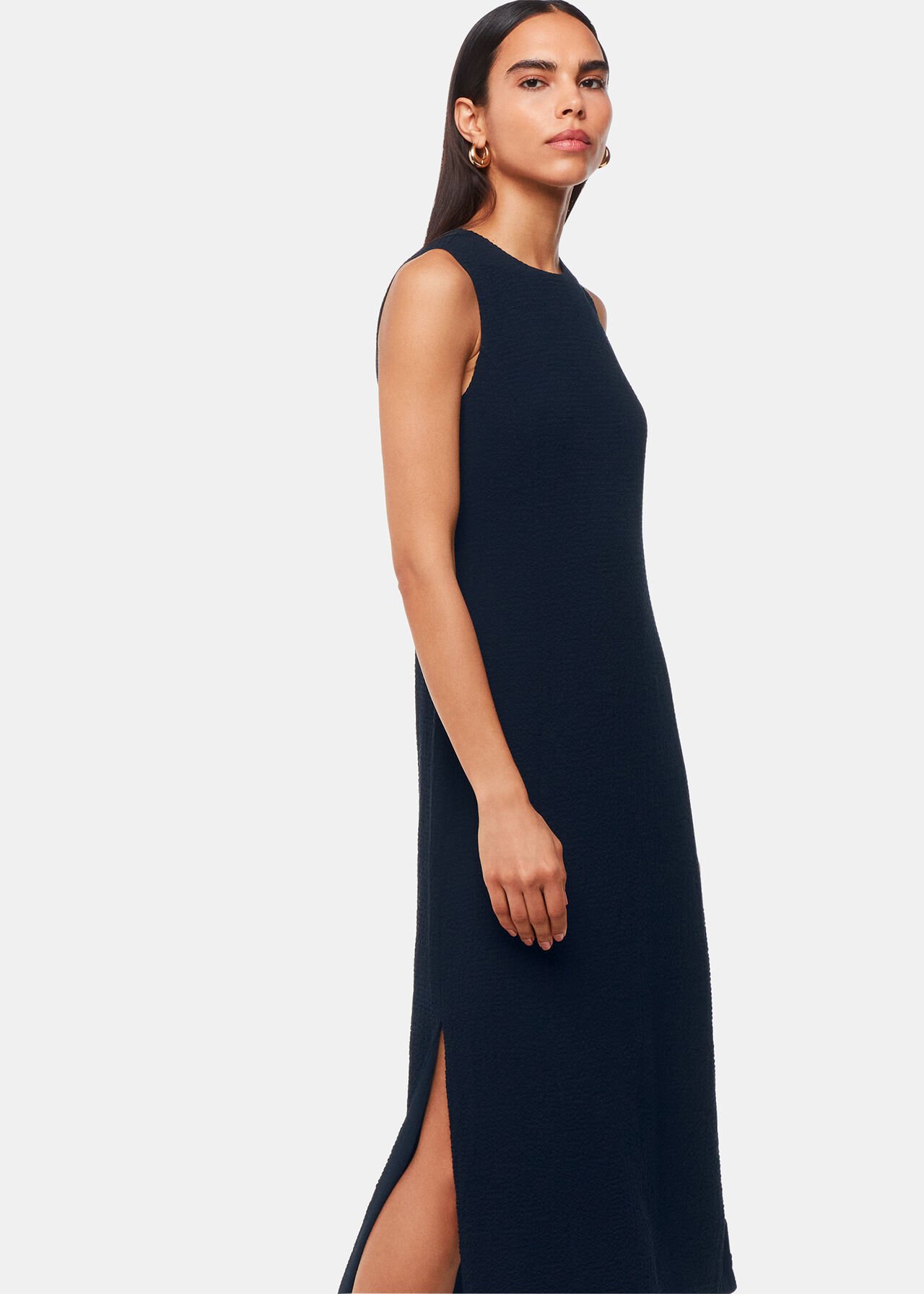 Erin Texture Midi Dress