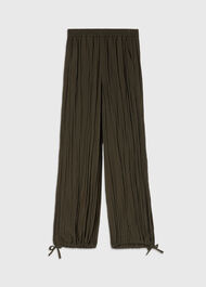 Balloon Tie Hem Trousers