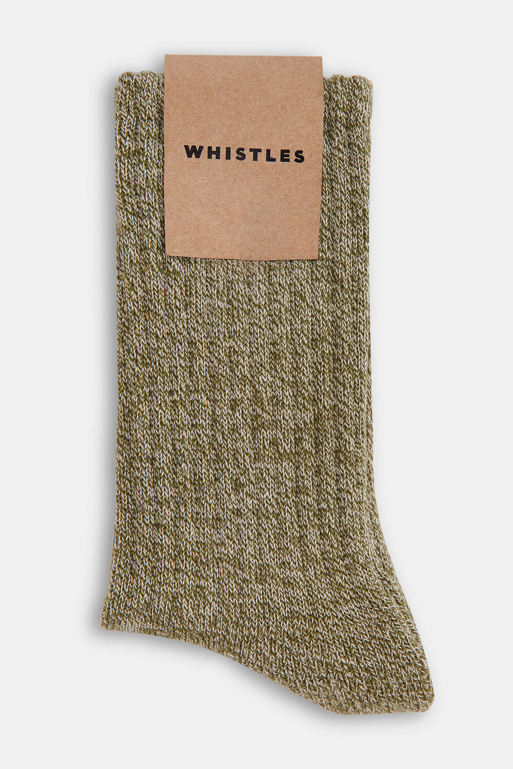Green Chunky Marl Socks