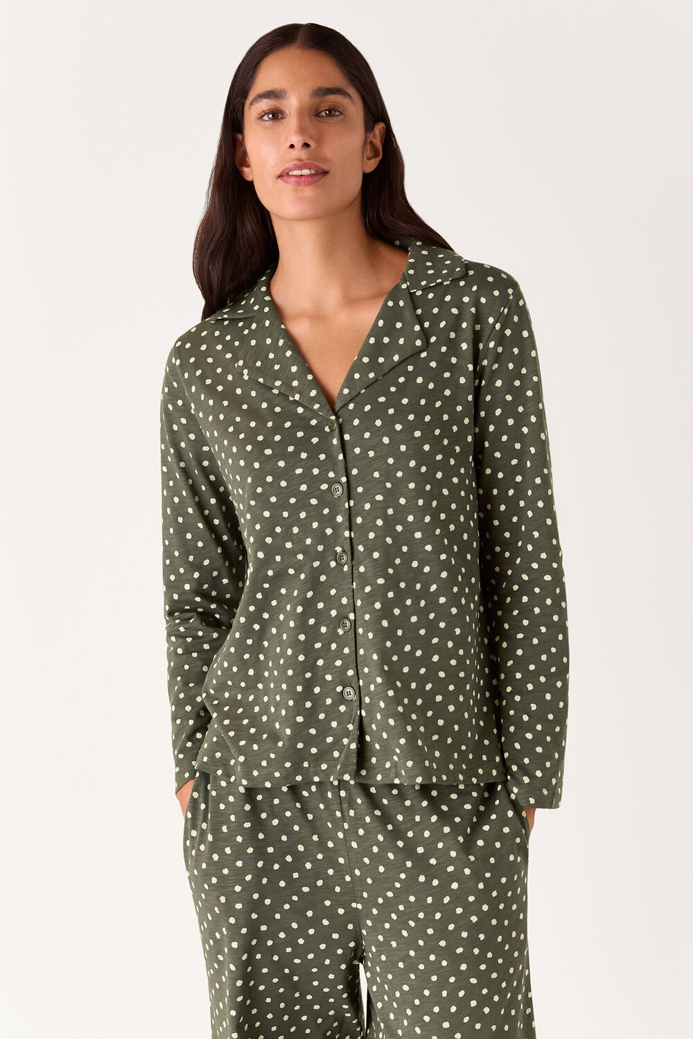 Irregular Spot Print Pyjamas