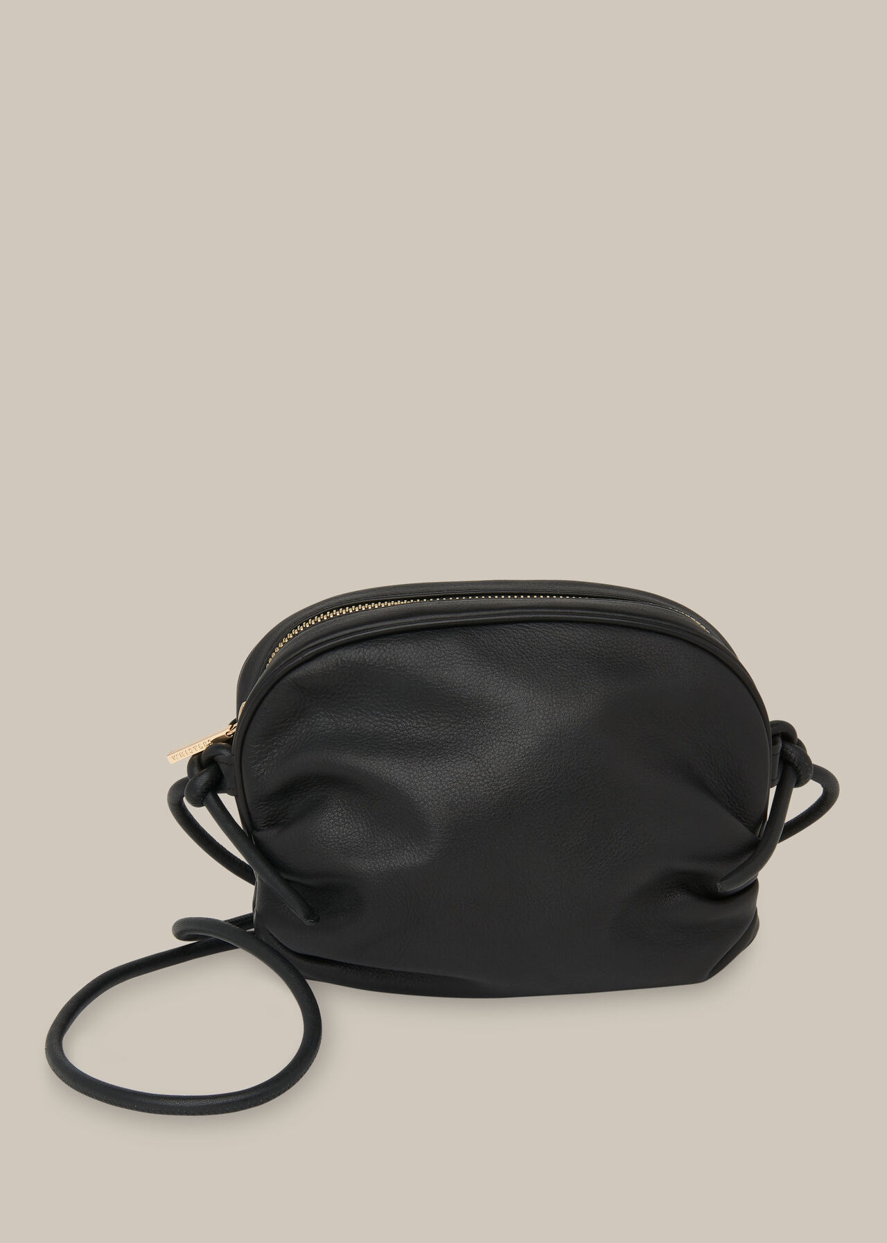 Riya Gathered Bag Black