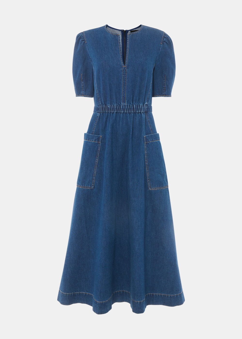 Petite Midi Short Sleeve Dress