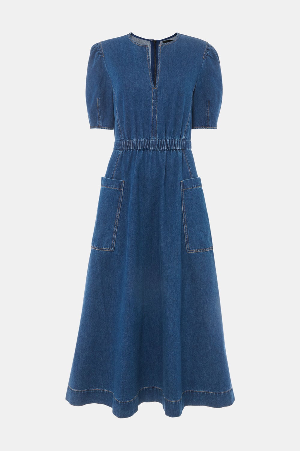 Petite Midi Short Sleeve Dress