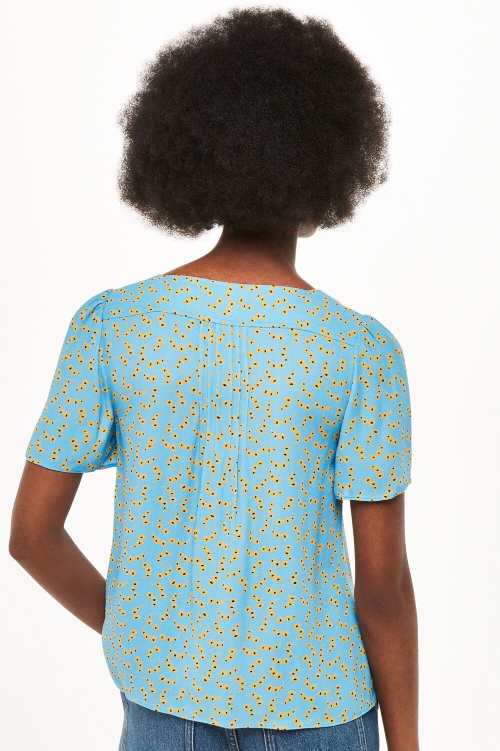 Floral Crescent Top