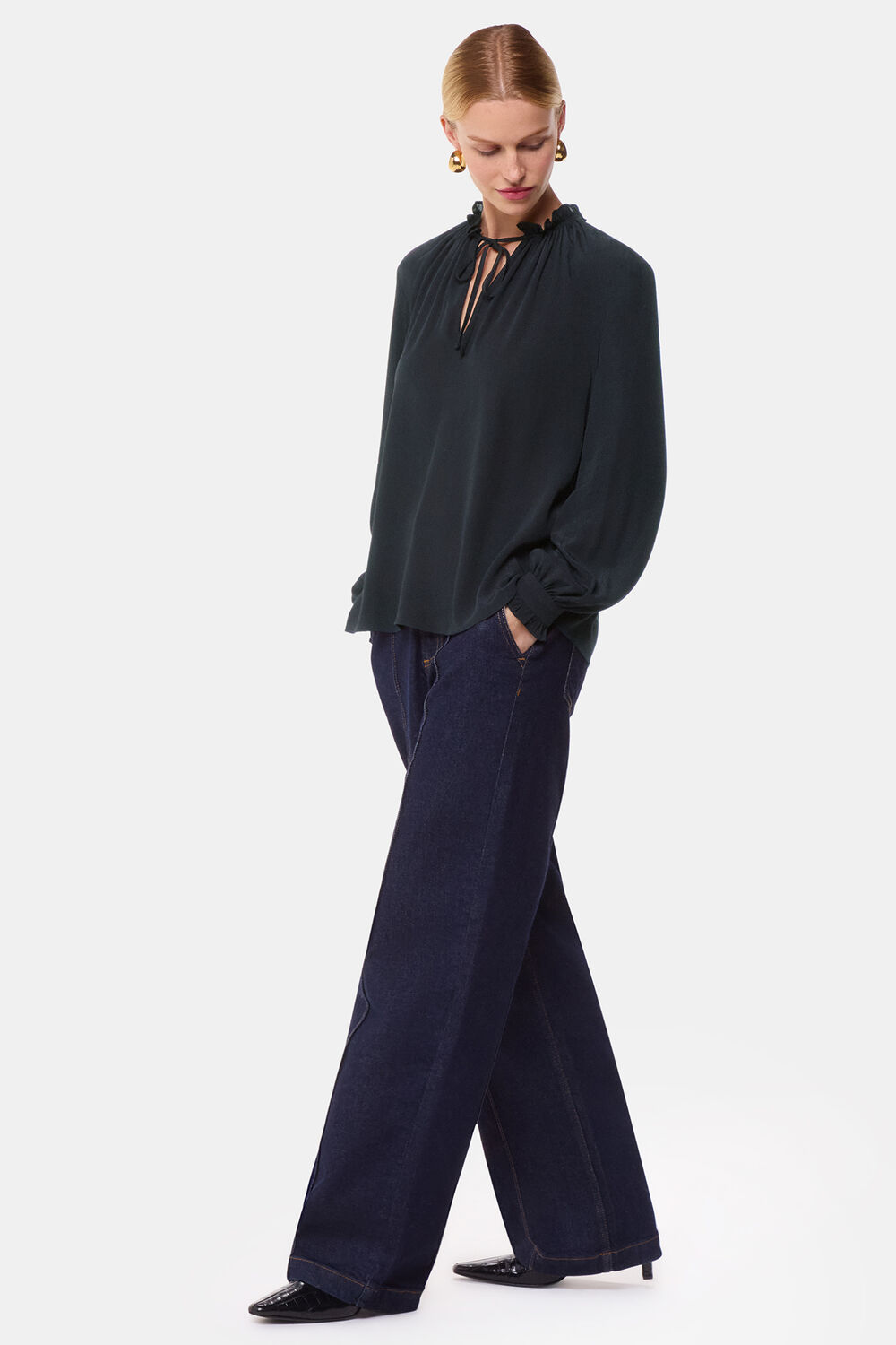 Paige Tie Neck Blouse