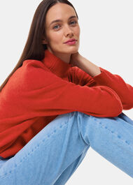 Wool Funnel Neck Knit