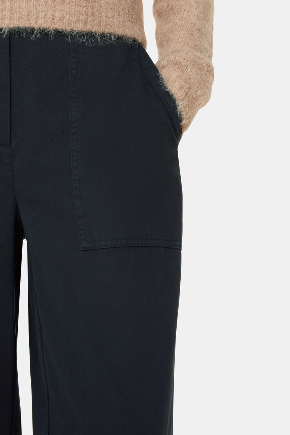 Washed Black Ruth Relaxed Leg Trouser