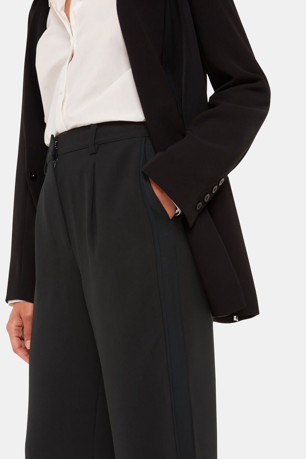 Satin Side Stripe Tux Trouser