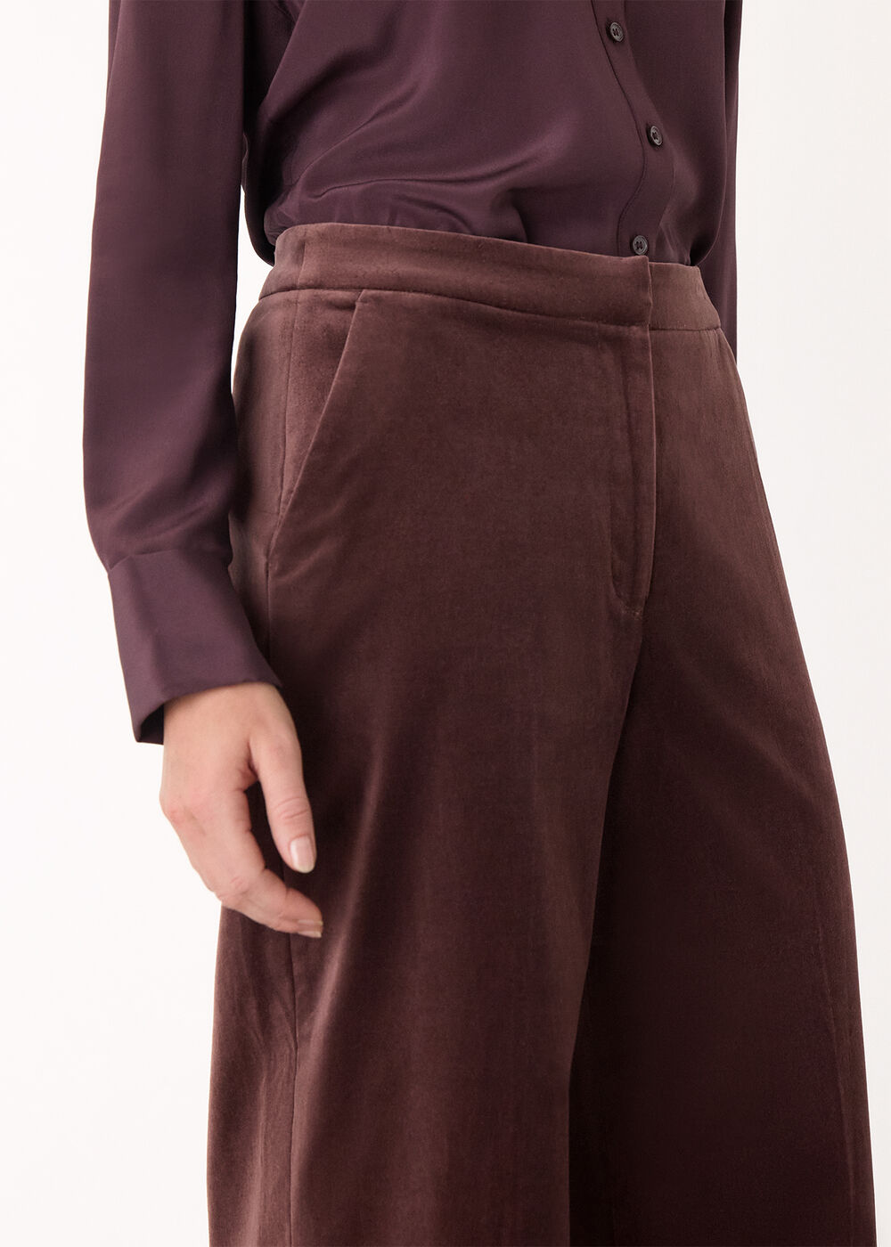 Velvet Straight Leg Trouser