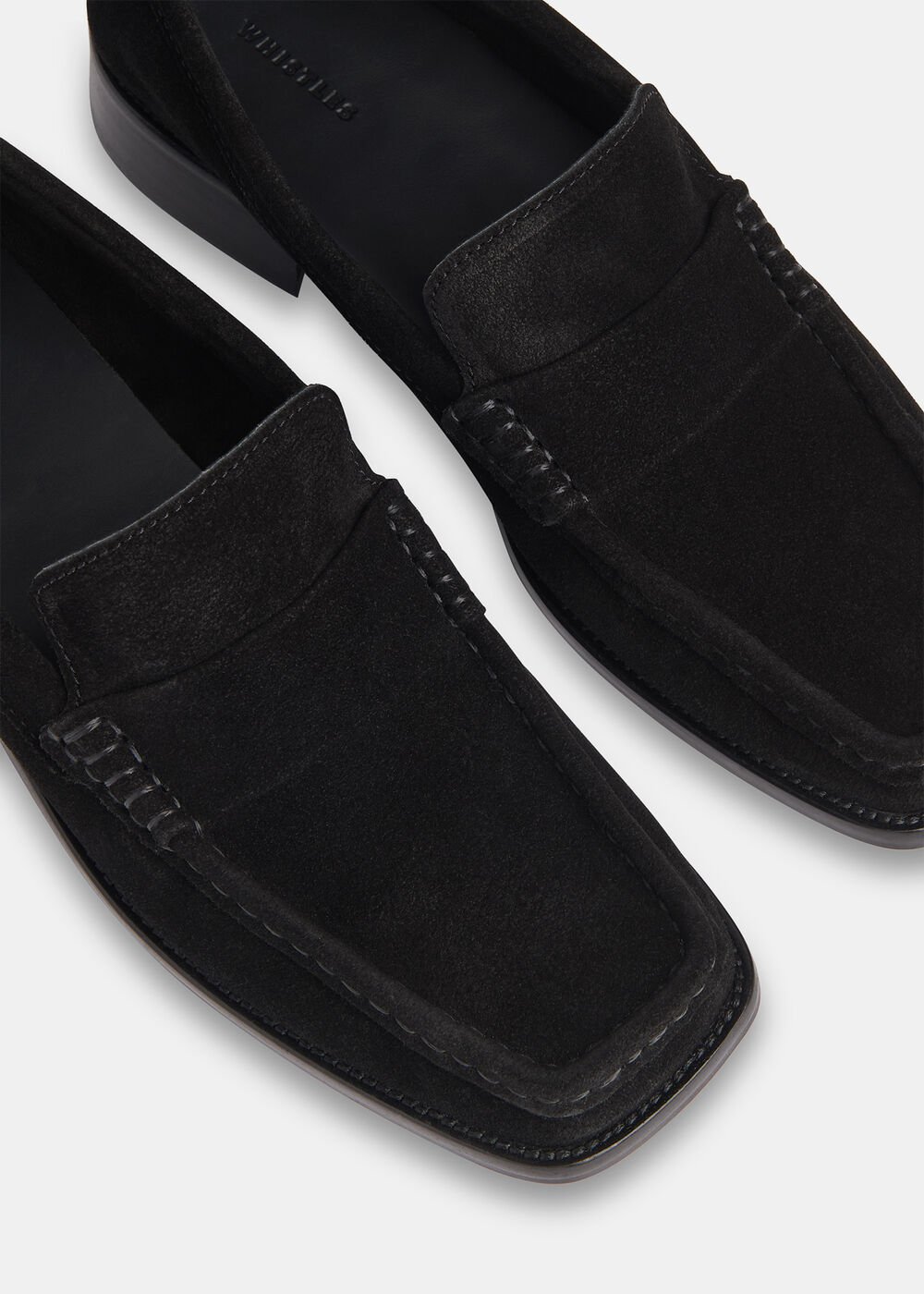Mora Suede Square Toe Loafer