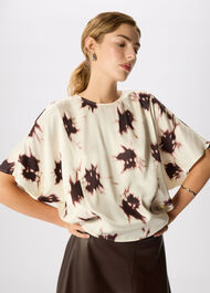 Shadow Floral Viscose Blouse