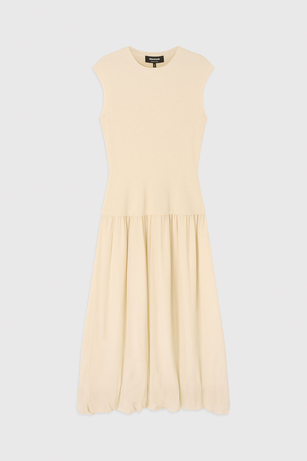 Knitted 2in1 Bubble Hem Dress