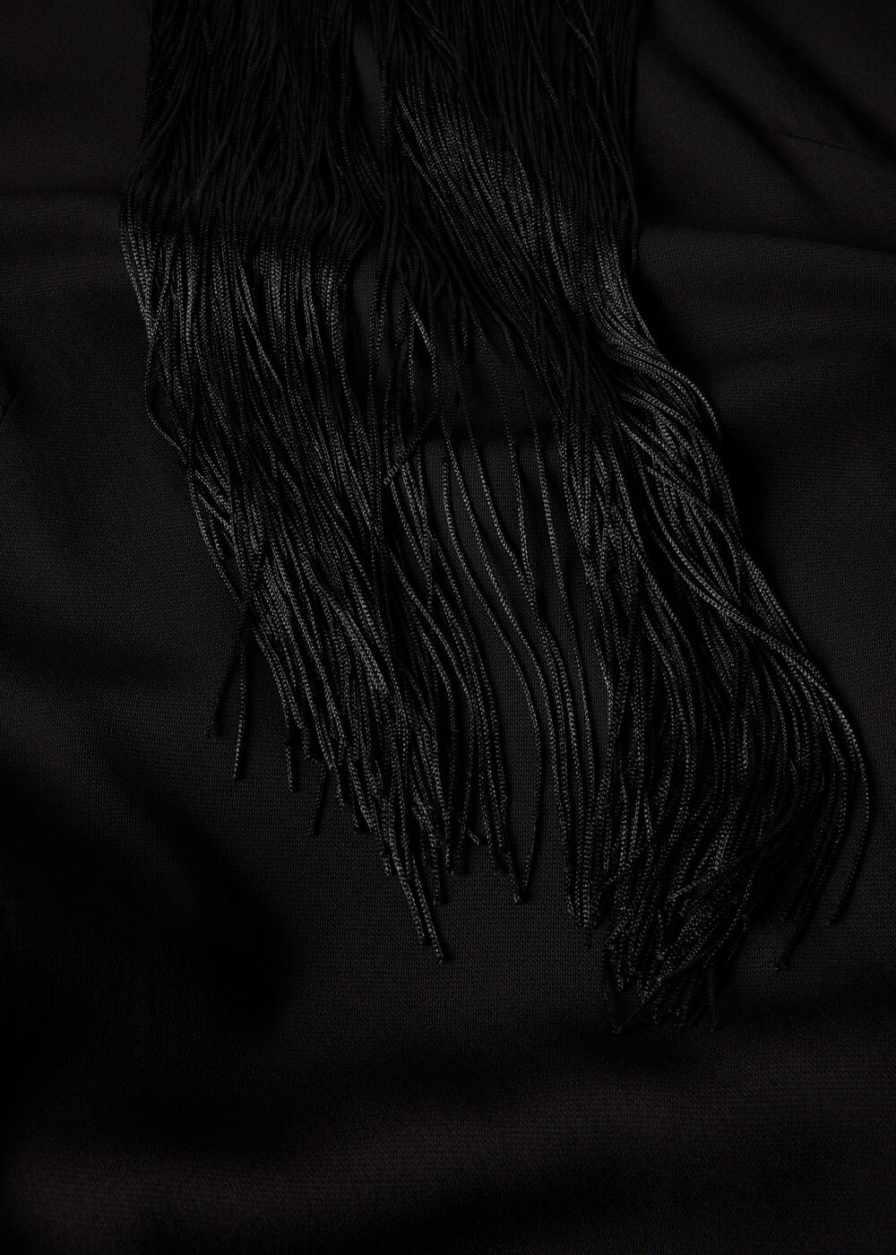 Fringe Back Midi Dress