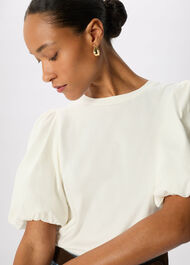 Puff Sleeve Detail Tee
